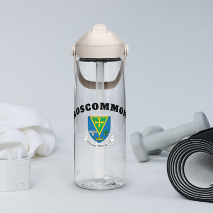 County Roscommon–Inspired Flip Straw Water Bottle | Irish Heritage – 739ml (25oz)-The Hurlers Bag