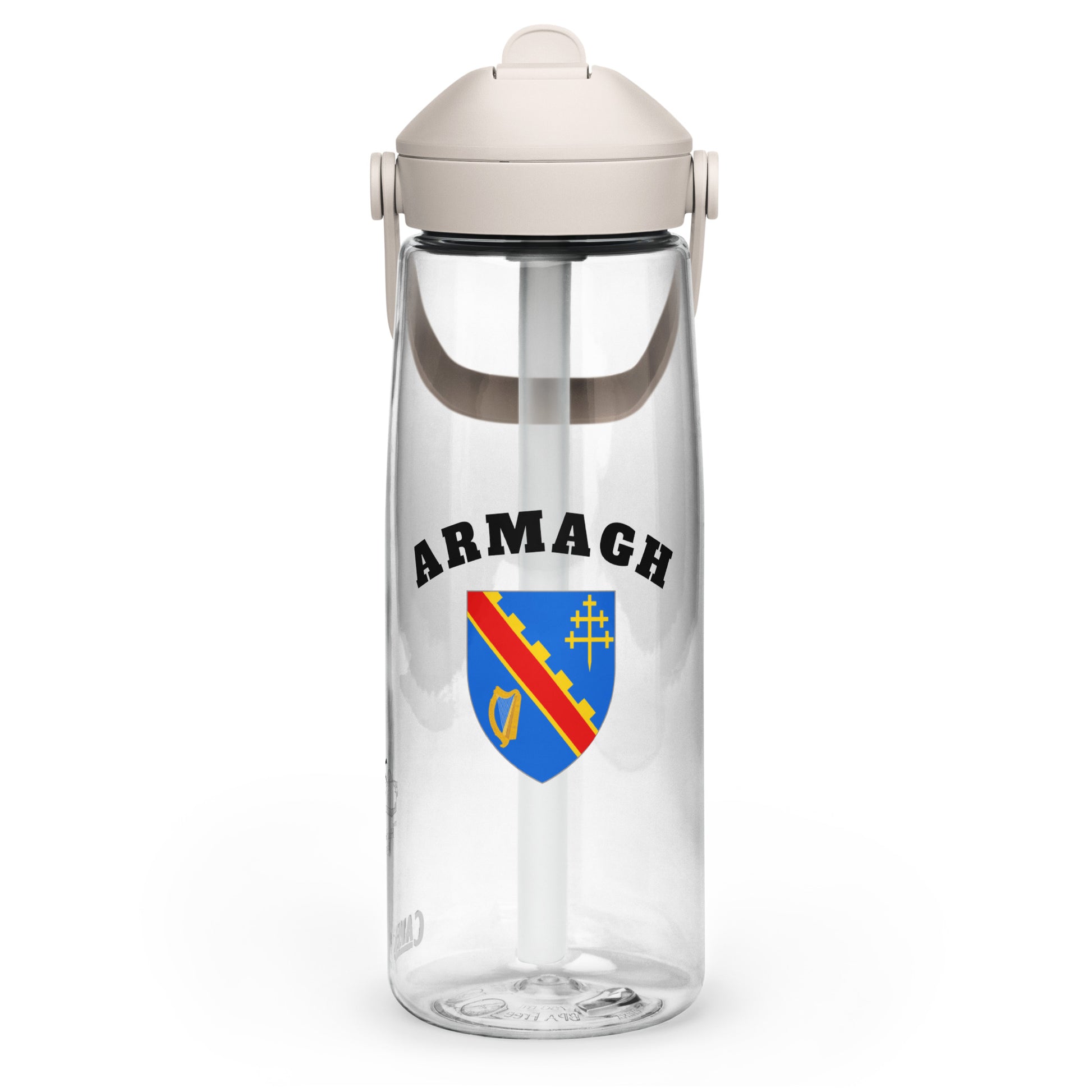 County Armagh–Inspired Flip Straw Water Bottle | Irish Heritage – 739ml (25oz)-The Hurlers Bag
