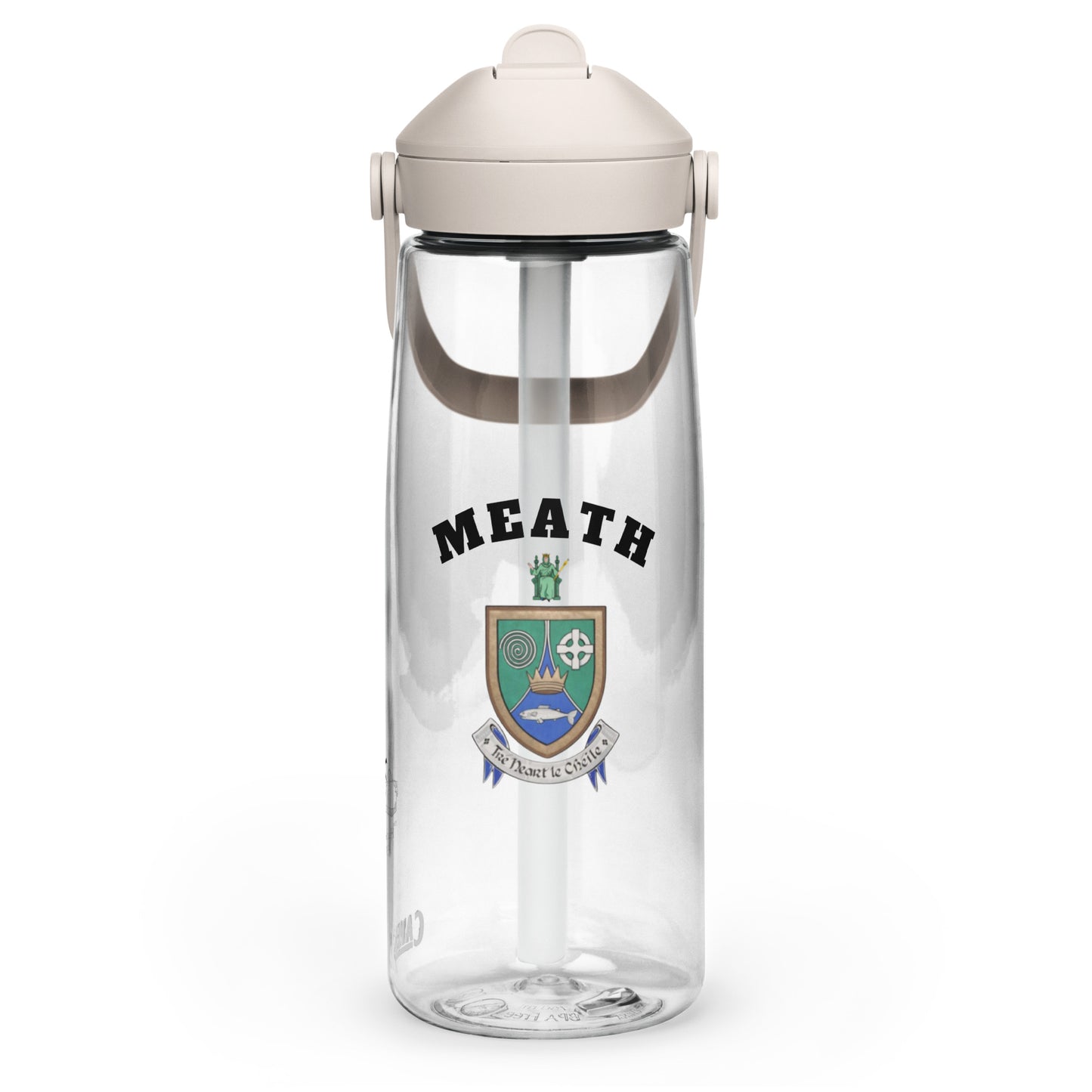 County Meath–Inspired Flip Straw Water Bottle | Irish Heritage – 739ml (25oz)-The Hurlers Bag