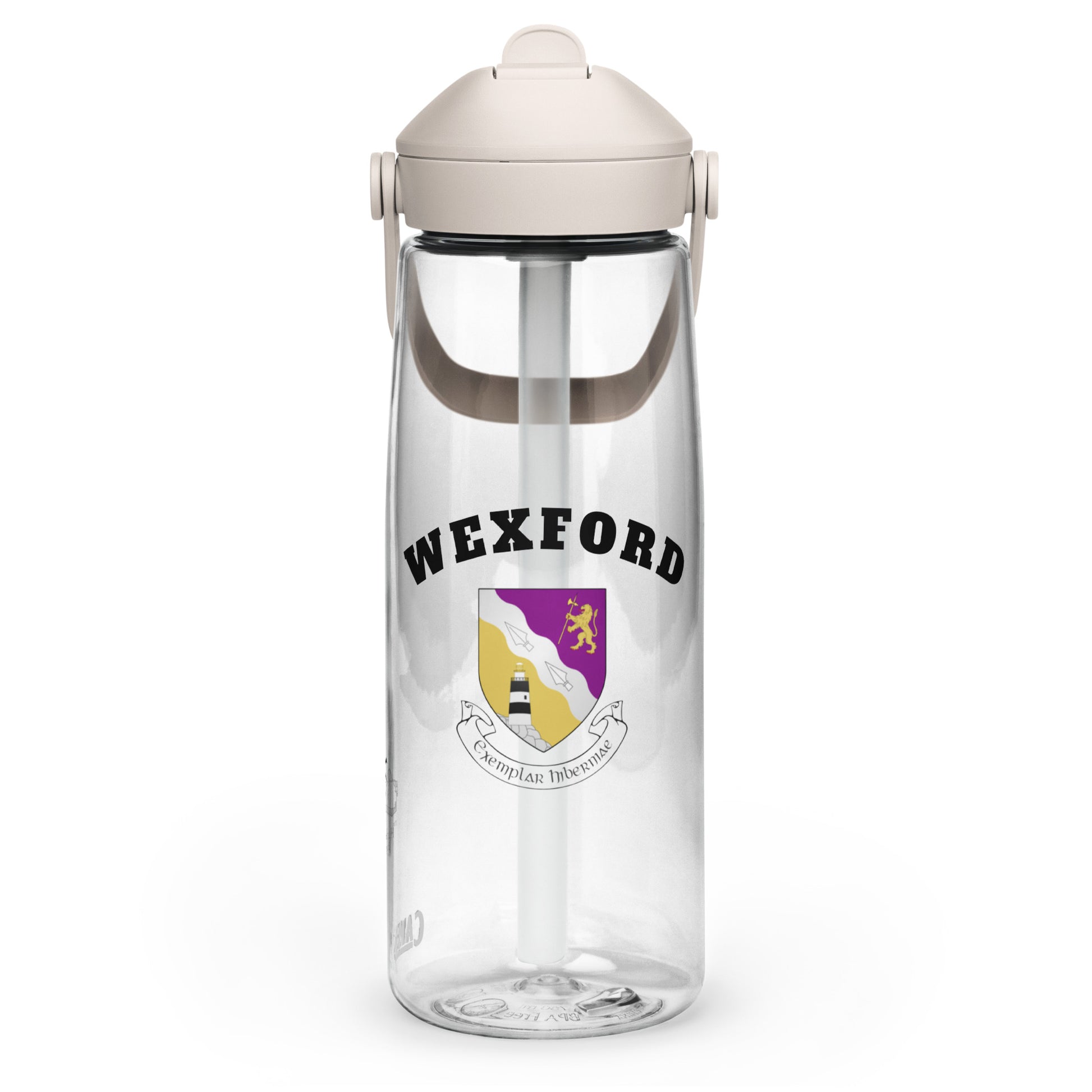 County Wexford–Inspired Flip Straw Water Bottle | Irish Heritage – 739ml-The Hurlers Bag