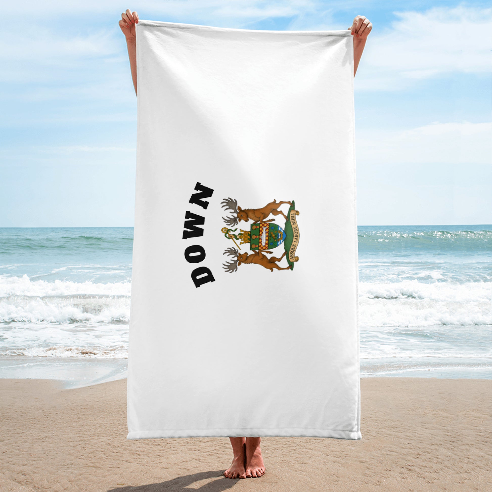 Down County-Inspired Towel – The Ardsmen – Bold Colours of Mourne-The Hurlers Bag