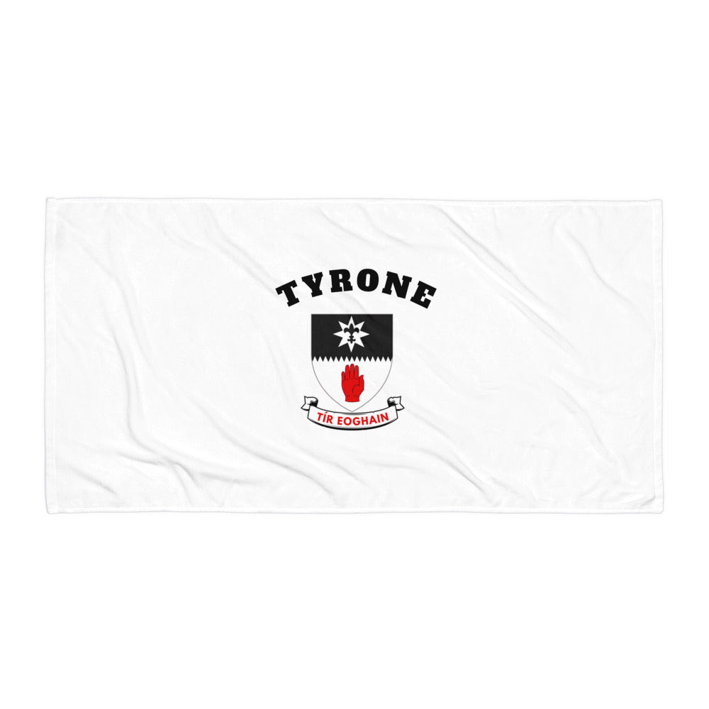 Tyrone County-Inspired Towel – The Red Hands – County Crest & TYRONE Block Text | County Threads-The Hurlers Bag