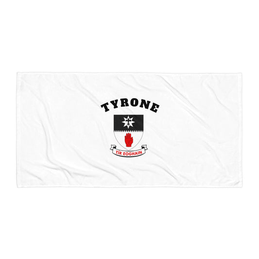 Tyrone County-Inspired Towel – The Red Hands – County Crest & TYRONE Block Text | County Threads-The Hurlers Bag