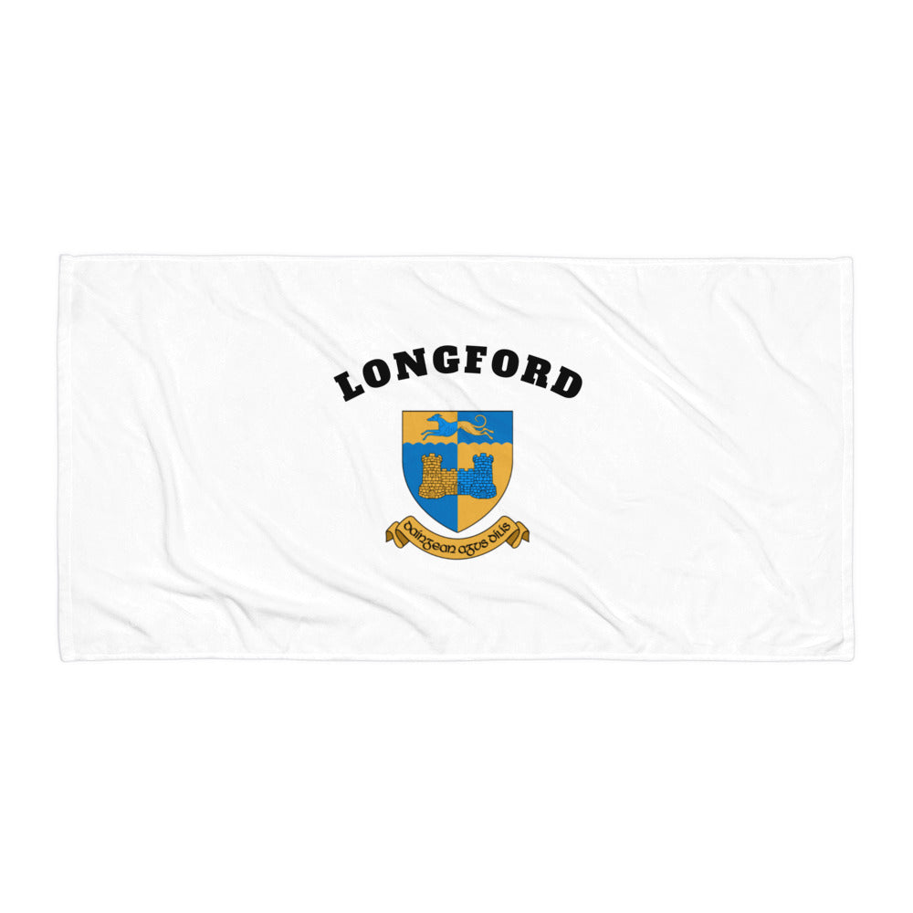 Longford County-Inspired Towel – The Slashers – County Crest & Colours-The Hurlers Bag