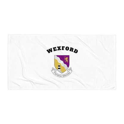 Wexford County-Inspired Towel – The Yellow Bellies – Show Your Purple & Gold Pride-The Hurlers Bag