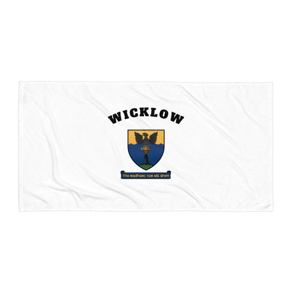 Wicklow County-Inspired Towel – The Garden County – Irish County Towel-The Hurlers Bag